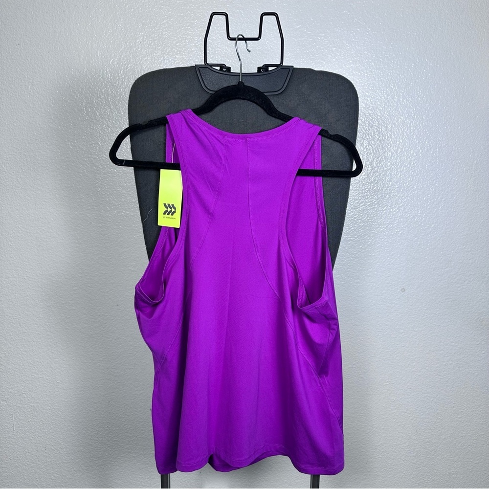 All in Motion Purple Relaxed Sleeveless‎ Tank Top - Picture 2 of 5